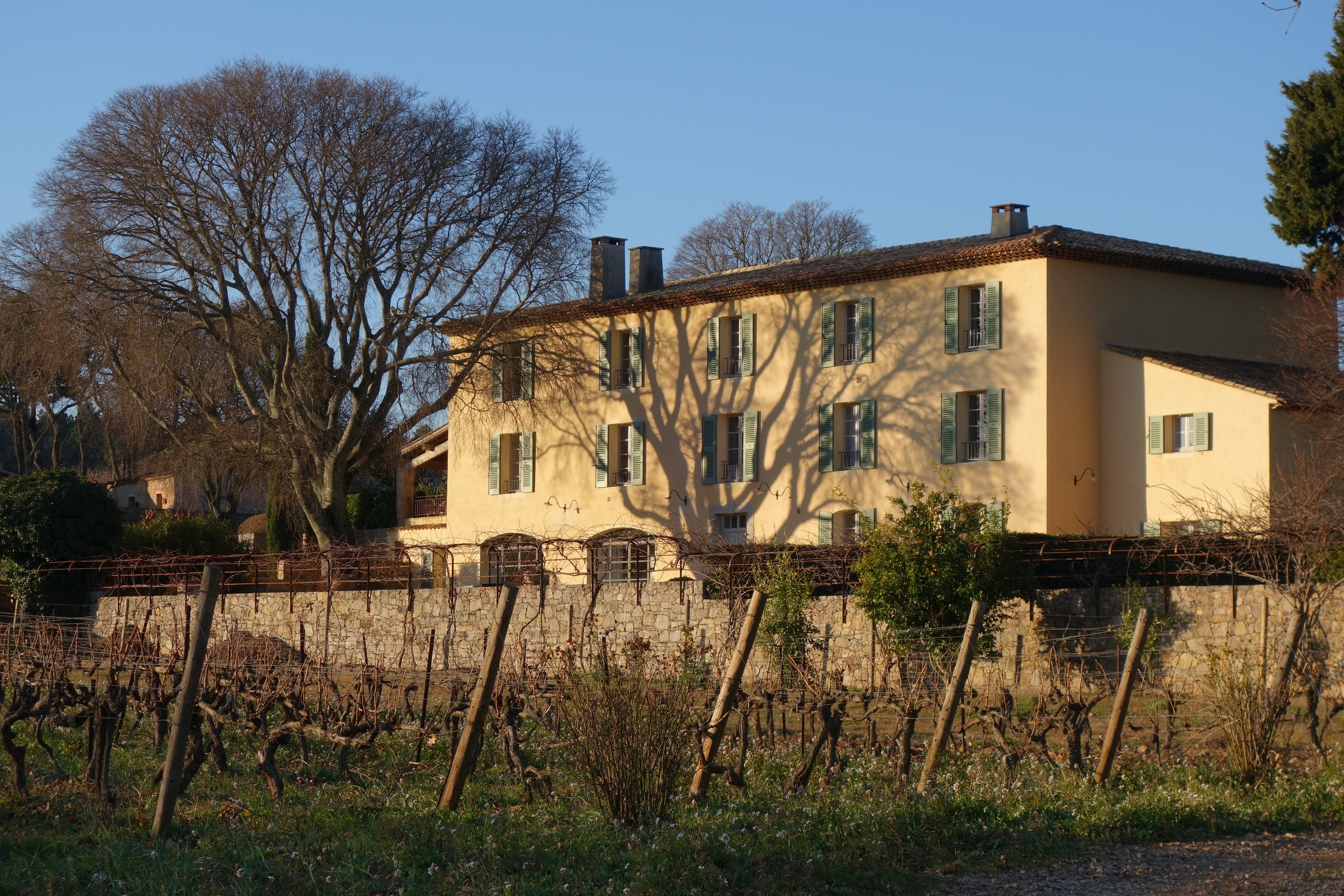 Winter at La Mascaronne - Chateau La Mascaronne